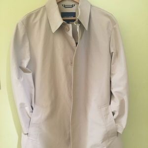 COLE HAAN -MENS TAN CLASSIC TOPPER JACKET -BONDED